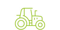 Icon eines Traktors.