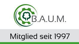 Signet für Mitgliedschaft im BAUM eV seit 1997