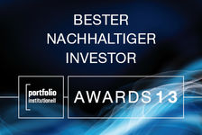 Logo Award Bester nachhaltiger Investor 2013