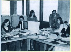 Foto aus einem Concordia Büro in den Siebzigern.