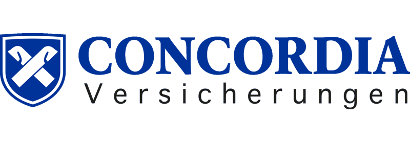 Das Firmenlogo der Concordia Versicherungen.